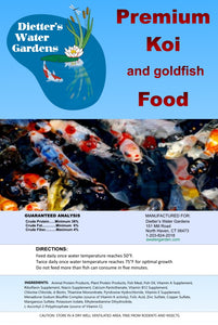 Premium Koi & Goldfish Food - Mixed Pellets